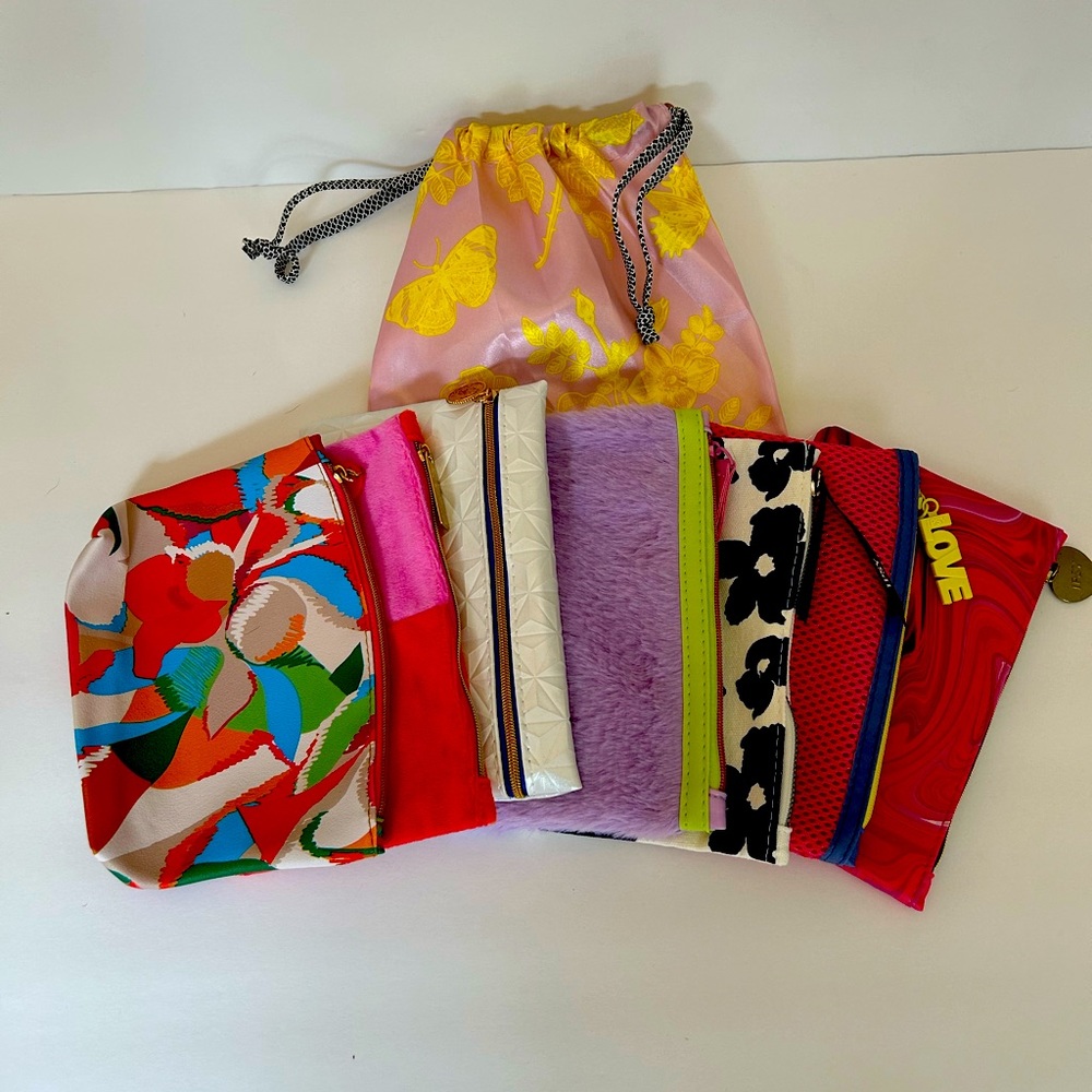 8 unused Ipsy makeup bags. $5 each or all 8 for $30